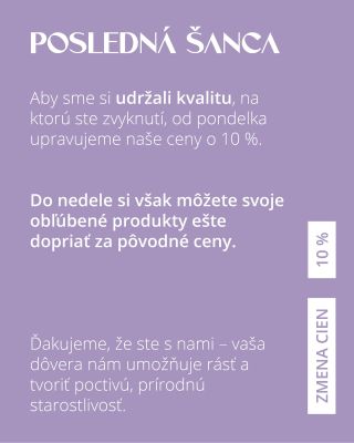 Zmena cien od pondelka Z dôvodu rastúcich nákladov budeme od pondelka upravovať naše ceny o 10 %. Do nedele však ešte...