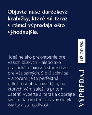 🎁 Výpredaj je tu! Teraz môžete získať naše darčekové krabičky za skvelé ceny – ideálne ako vianočný darček pre Vašich...